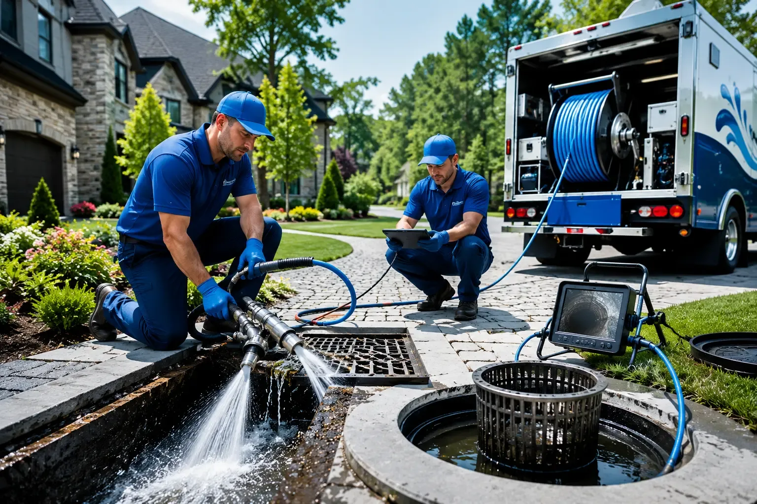 Local outdoor drain cleaning professionals in Portland, PA
